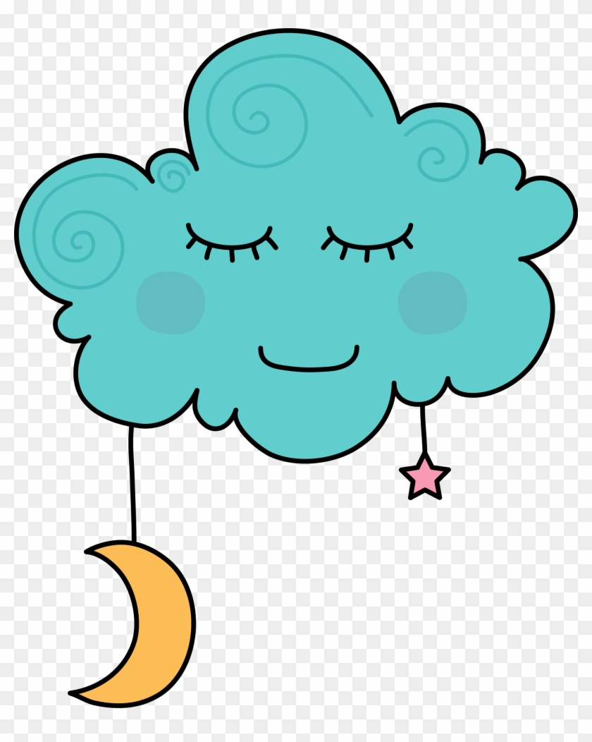 Sleeping - Sleeping Clouds Clipart #1096122