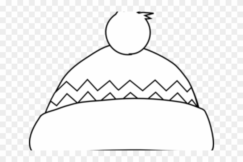 Hat Outline Cliparts - Winter Hat Clipart #1096325