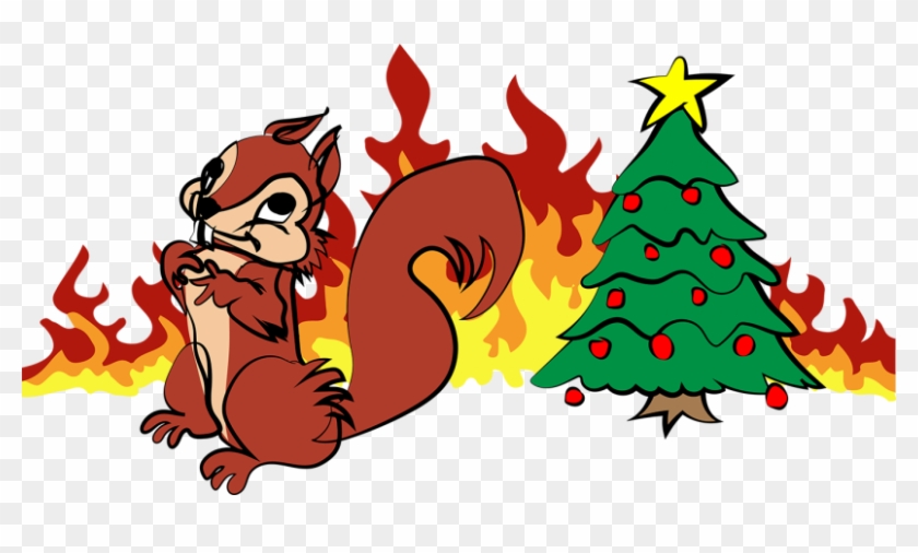 Evil Squirrel Illustration - Cartoon #1096383