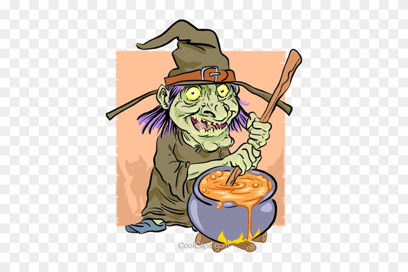 Scary Clipart Potato - Witch Brewing Potion #1096589
