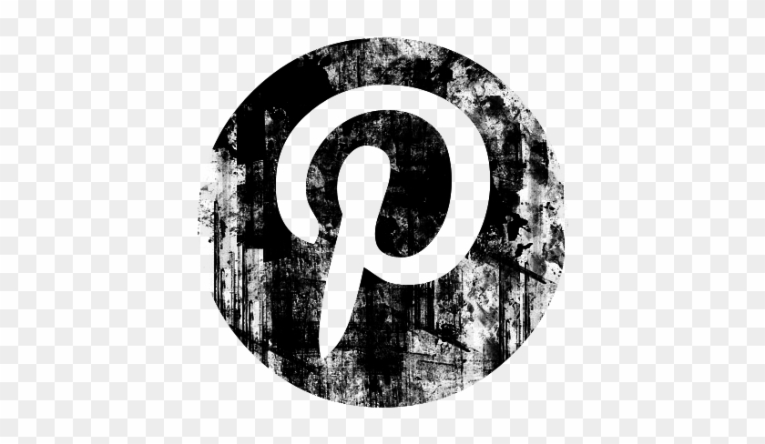 Rss Facebook Twitter Linkedin Google Pinterest - Grunge Social Media Logo Png #1096675