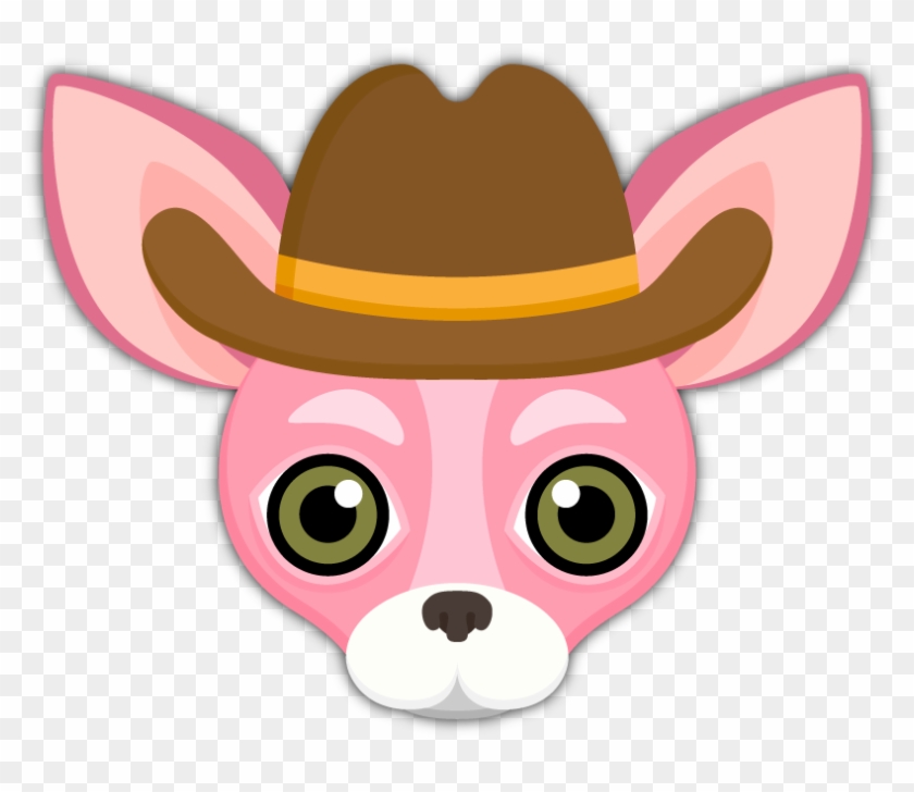 Pink Valentine's Chihuahua Emoji Stickers On The App - Chihuahua #1096726