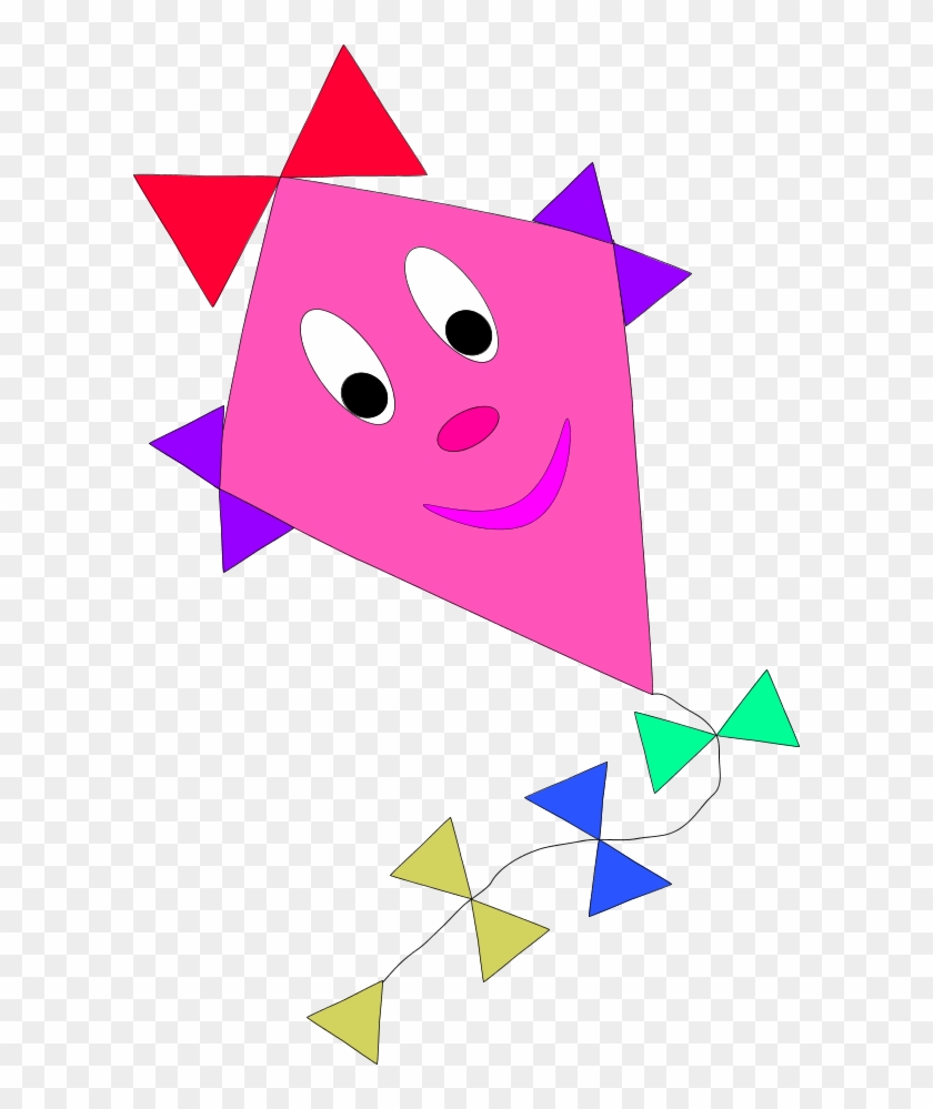 Kite Clipart Pink - Kite Clip Art #1096729