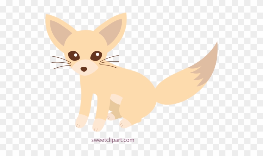 Cute Fennec Fox Clip Art - Clip Art Fennec Fox #1096740