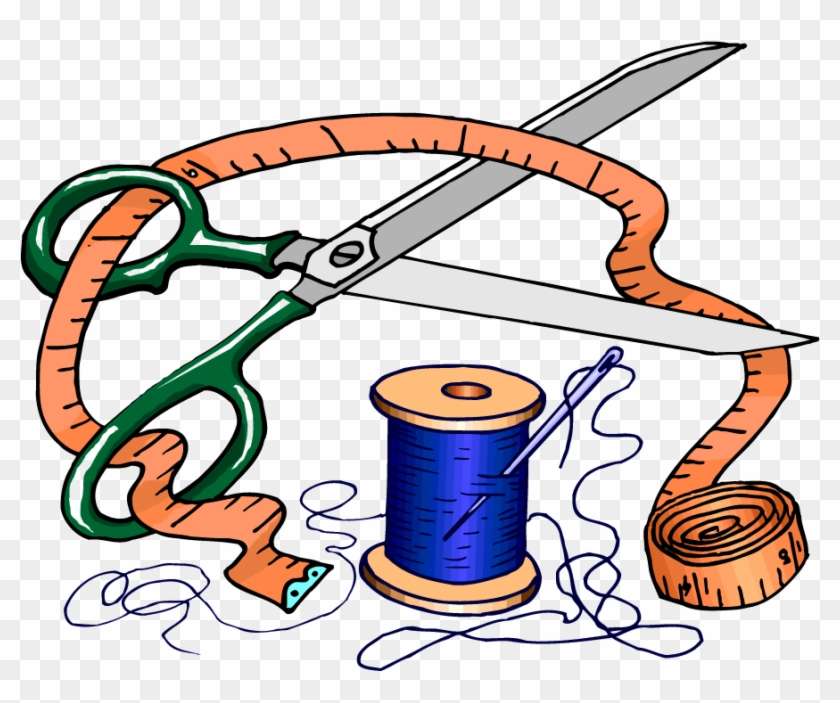 sewing tools and equipment clipart fish