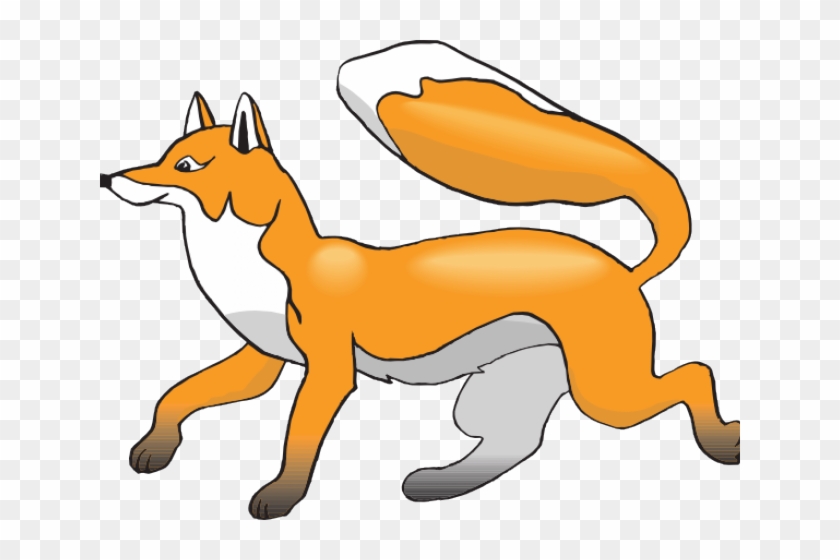 Fox Clipart Walking - Cute Fox #1096787