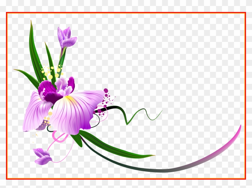 Awesome Purple Floral Decor Png Clipart Decoupage Picture - Sympathy Card For Loss Of Father #1096827