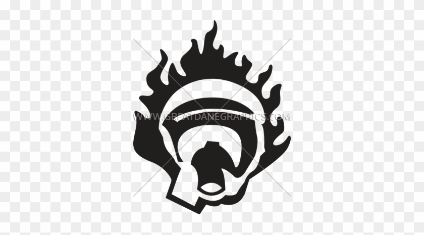 Flaming Fire Fighter Mask - Emblem #1096955