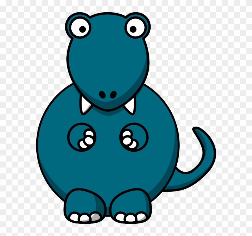 Cartoon Tyrannosaurus Rex - Dinosaur Clipart #1096996