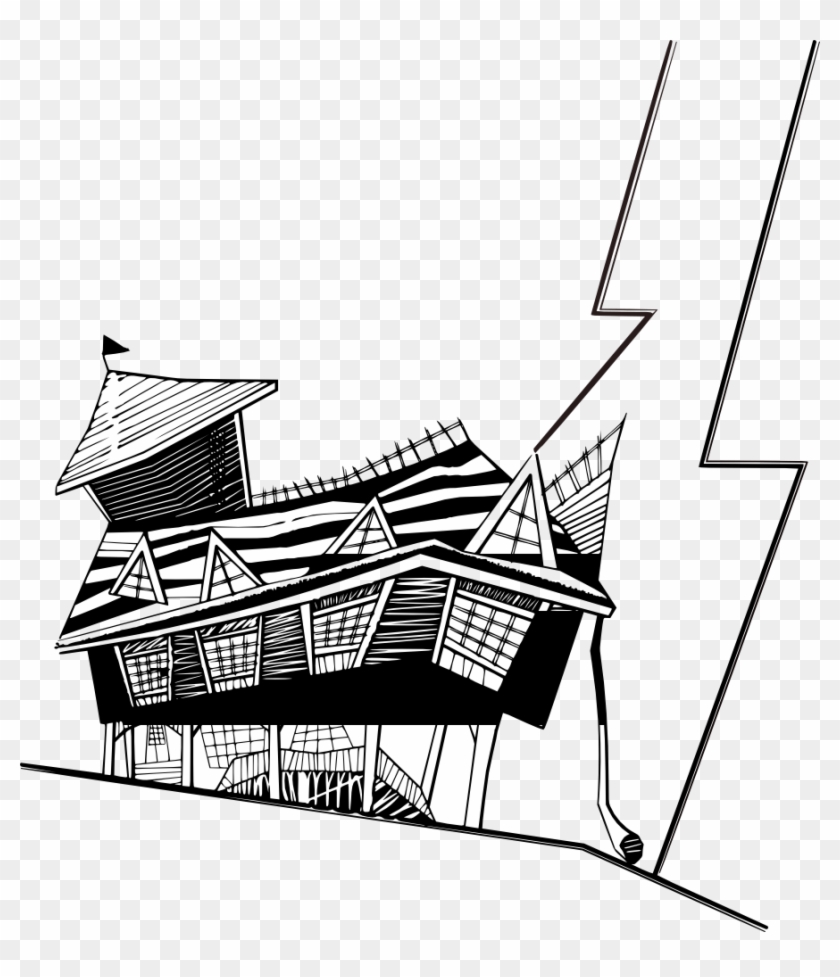 Crooked House Clipart 3 By Matthew - Crooked House Clipart #1096998