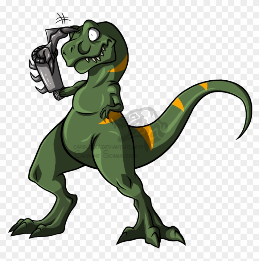 The Great Dumb Rex, Guilla By Carolzilla - T Rex Desenho Png - Free  Transparent PNG Clipart Images Download