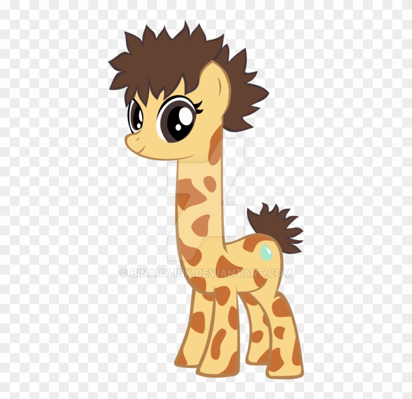 Pony Llama Giraffe By Binary-ink - Giraffe Pony #1097094