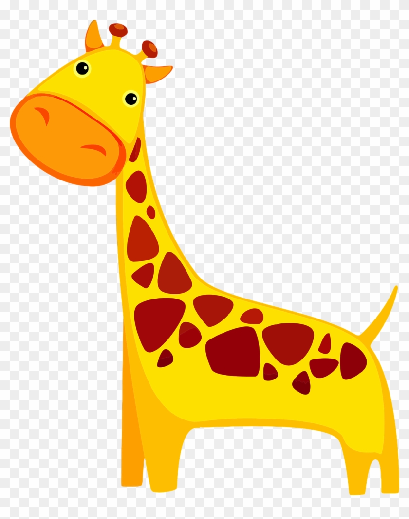 Africa Animal Cartoon Giraffe Png Image - Giraffe Cartoon #1097114