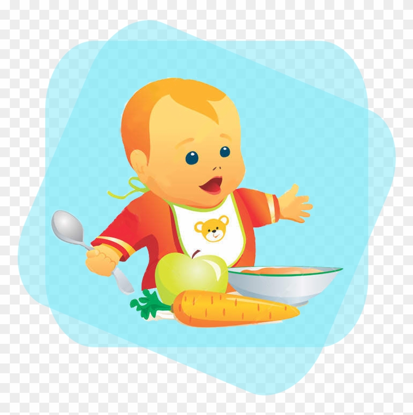 Right Food - Baby Food Cartoon Png #1097357