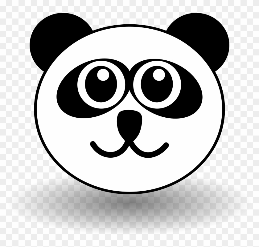 Panda Face Clip Art #1097403