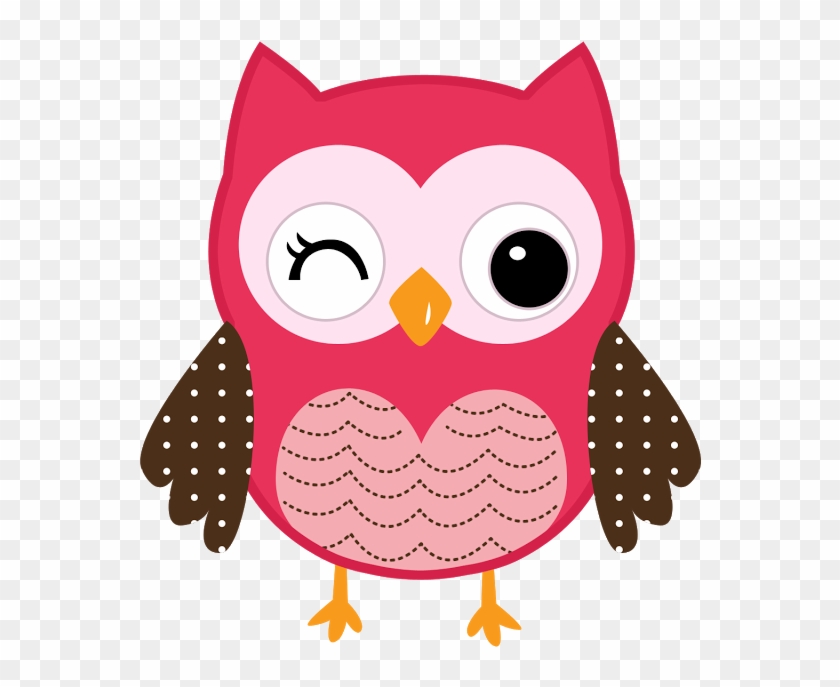 Buhos Infantiles, Fiestas Infantiles, Adornos Navideños, - Owl Pink #1097529