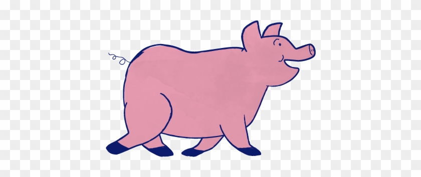 Related Pig Clipart Gif - Pantone #1097558