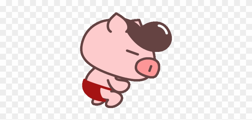 Pop-up Pigs - Gif ぶた #1097559