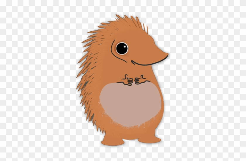 A Hedgehog - Cartoon #1097601