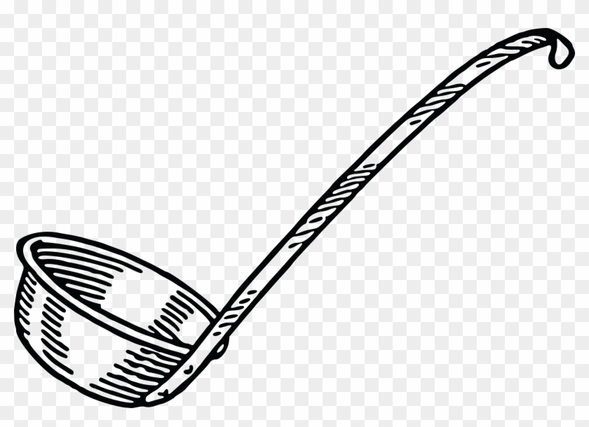 Free Clipart Of A Dipper Ladel - Drawing Of A Ladle #1097672