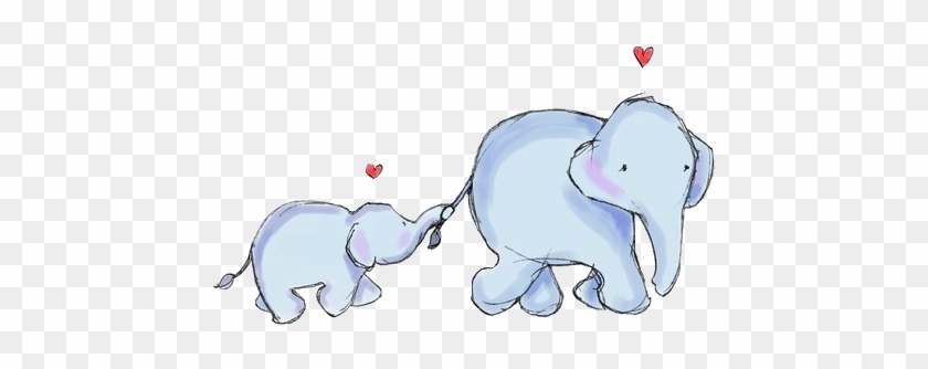 Elephants - Cute Drawing Of Elephants #1097814