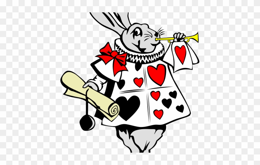 White Rabbit - Mad Hatter Tea Party Clip Art #1097876