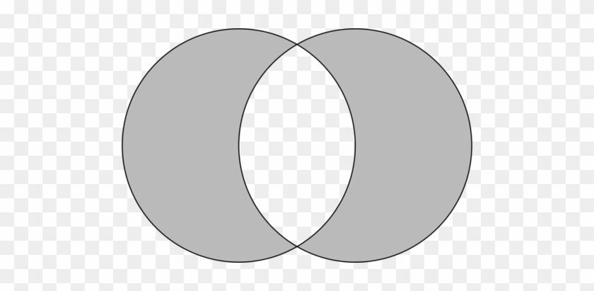 Oval Shape Clipart Black And White - Vesica Piscis Png #1097949