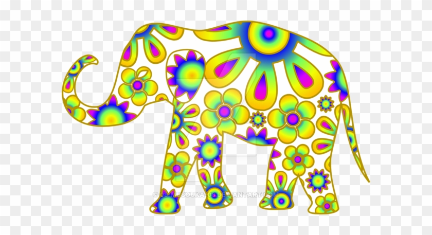 Decorated Elephant By 08 Musouka 08 - Indian Elephant #1098186