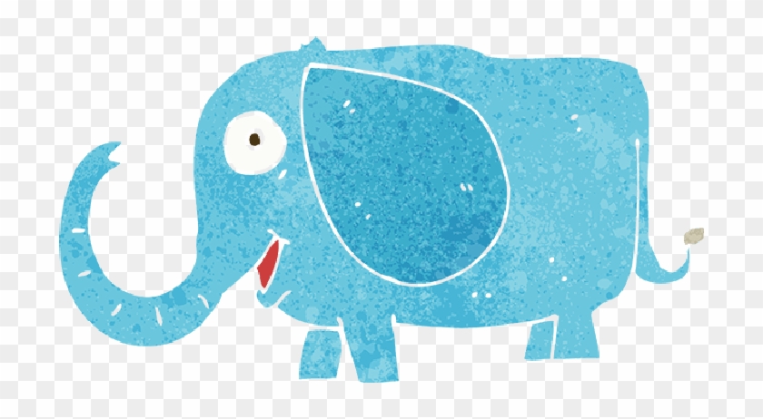 Cartoon Baby Elephant - Cartoon #1098242