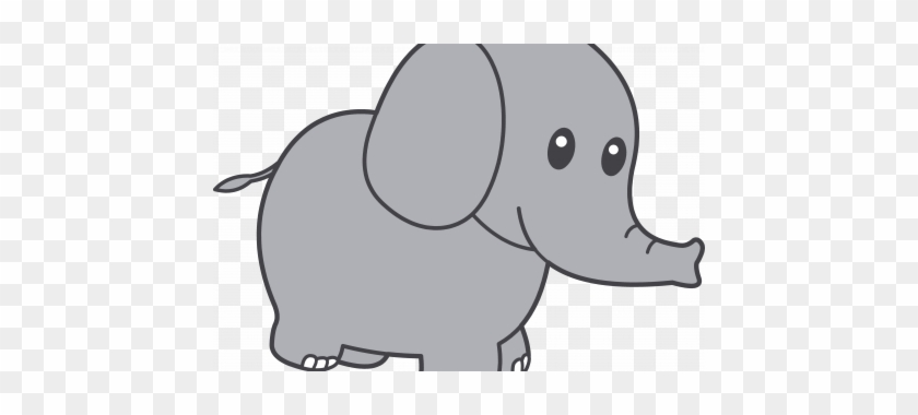 Clip Art Little Elephant - Cute Elephant Clipart #1098262
