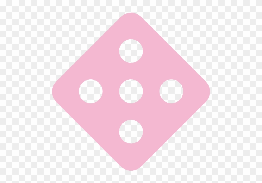 Dice Computer Icons Clip Art - Polka Dot #1098267