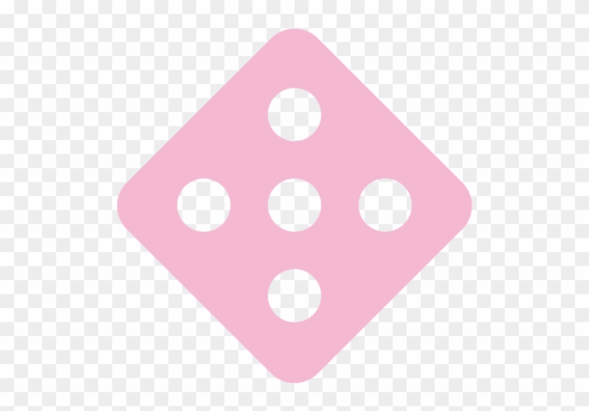 Dice Computer Icons Clip Art - Polka Dot #1098267