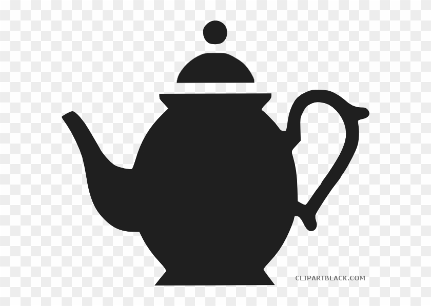 Teapot Tools Free Black White Clipart Images Clipartblack - Tea Pot Clip Art #1098271