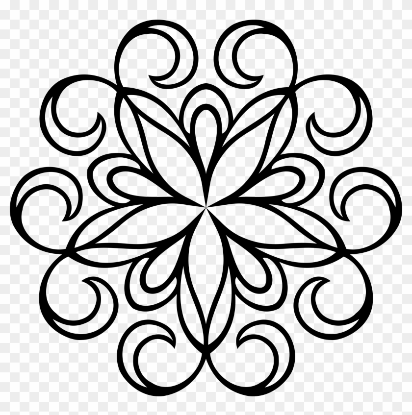 Abstract Flower - Clip Art #1098315