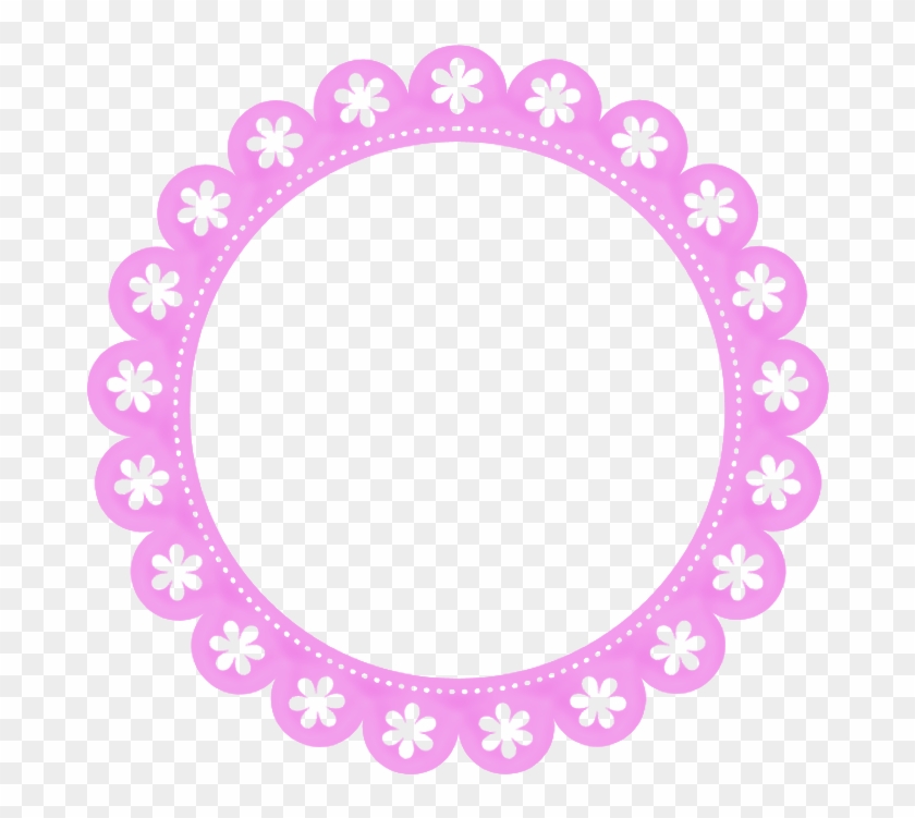 Purple Circle Frame Clip Art - Frame Redondo Png Frozen #1098335
