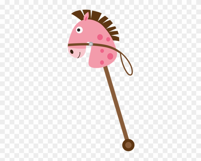 Cowboy E Cowgirl - Stick Horse Clipart #1098377