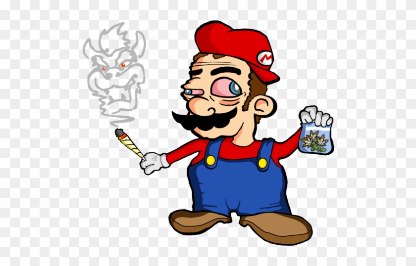 Mario & Luigi - Super Mario Smoke Weed #1098449