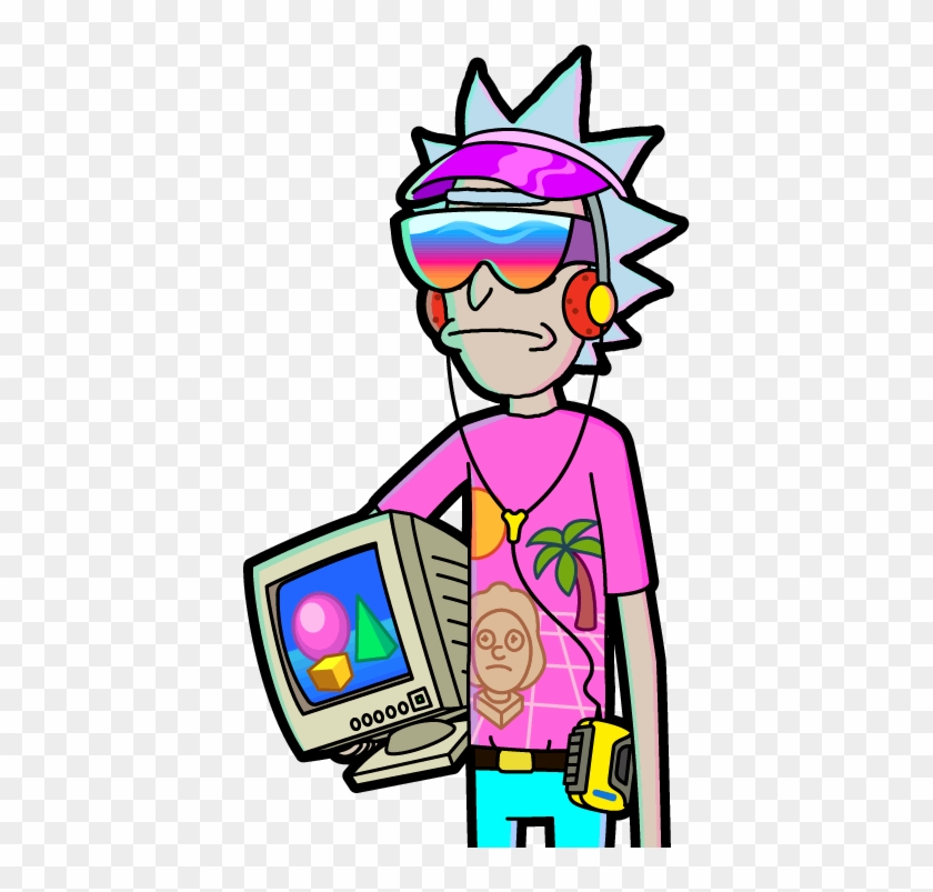 Vaporwave Rick - Vaporwave Rick And Morty #1098477