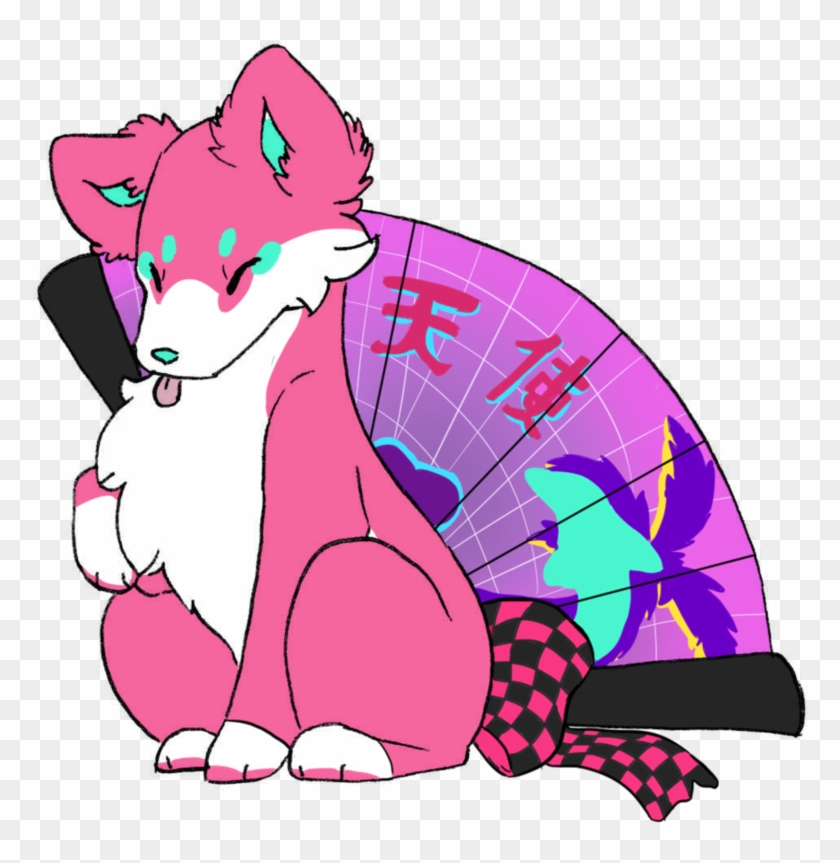 Vaporwave Ych By Mitsuyotsukaze - Cartoon #1098545