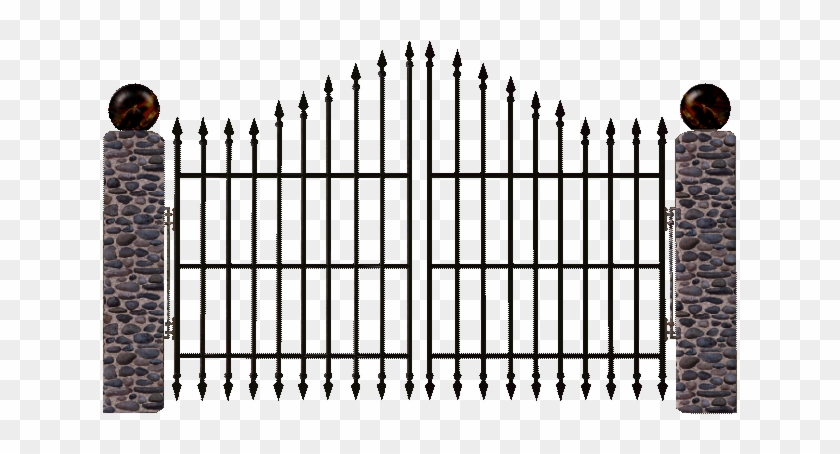 Graveyard Clipart Gate - Gate Clipart #1098651