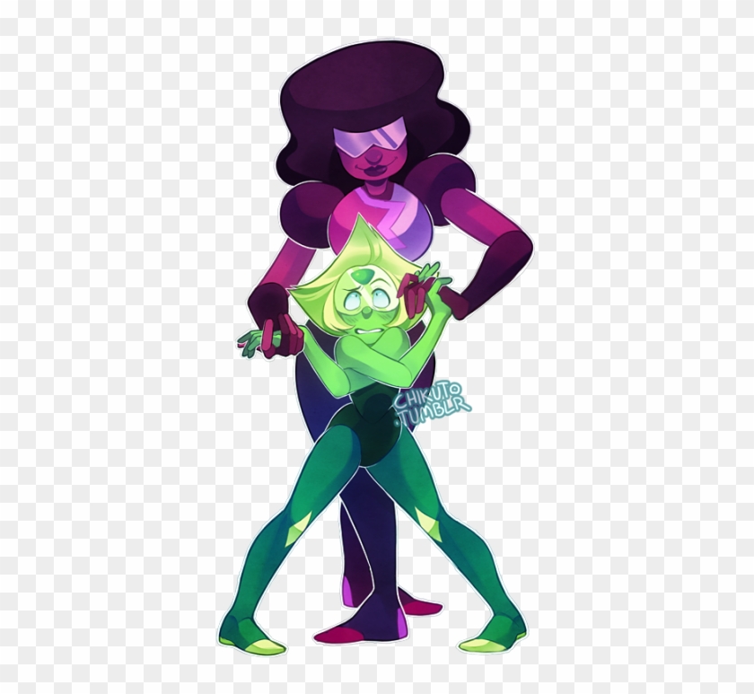 Art Artists On Tumblr Su Garnet Steven Universe Peridot - Jade Peridot Garnet Fusion #1098976