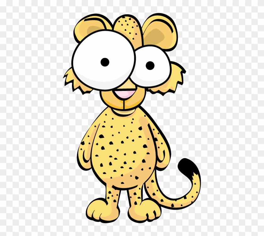 Cartoon Leopard - Cheetah Drawings #1099097