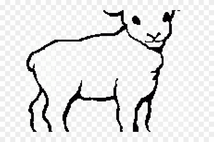 Lamb Clipart Sacred - Farm Animals Coloring Pages #1099165
