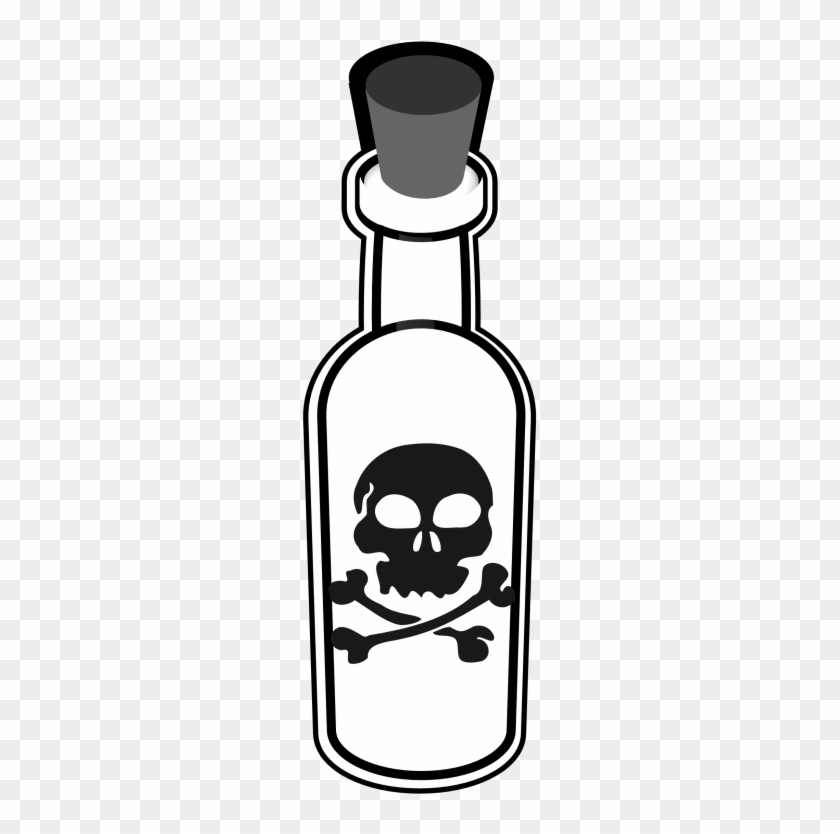 Toxic Bottle Clipart 3 By William - Skull And Crossbones Mousepad #1099210