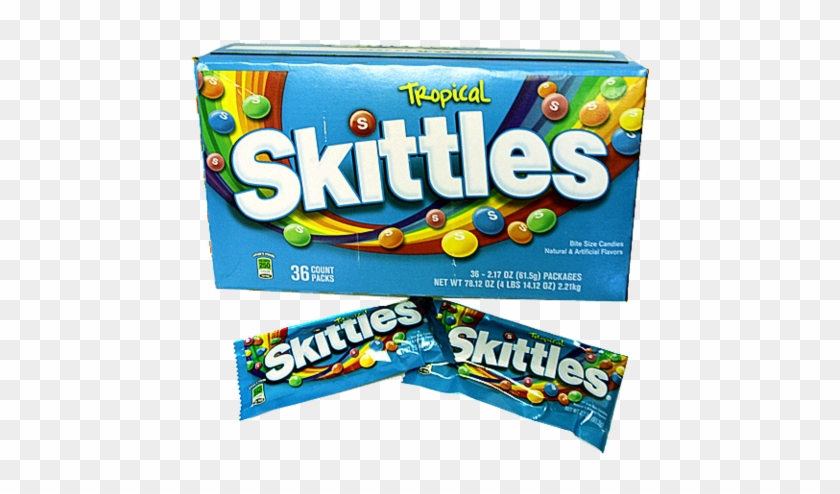 Skittles Tropical Bite Size Candies - Skittles Sweets & Sours Candy - 14 Oz Bag #1099214
