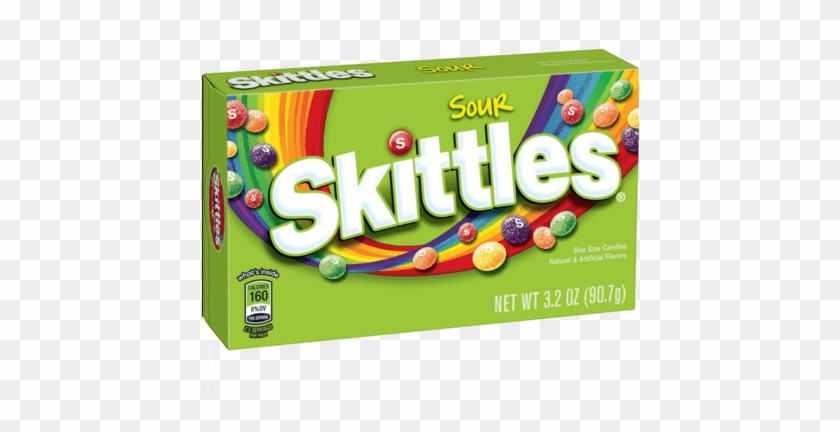 Skittles Sour Theater Box - Box Of Sour Skittles #1099228