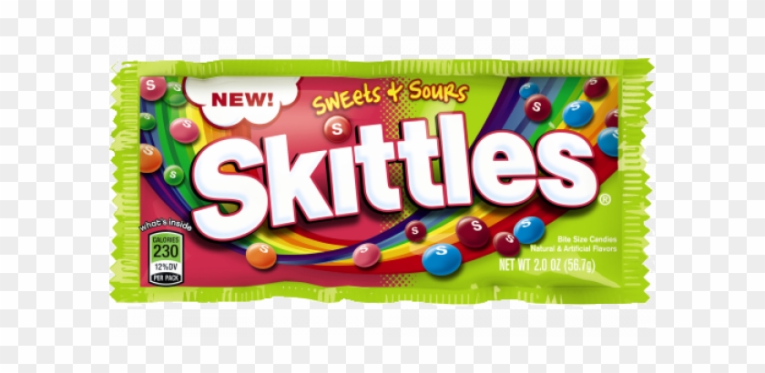 Skittles Sweet Sour 2 Oz Buy It At Www - Skittles Sweets And Sours Candy - 2 Oz Packet #1099230