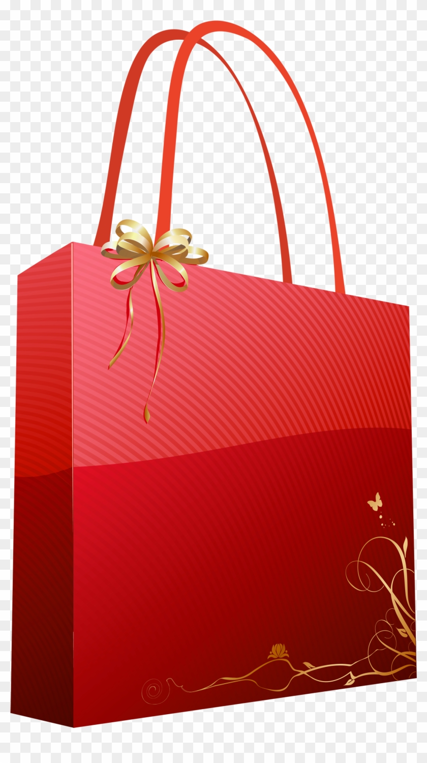 Christmas Bag With Gifts - Gift Bag Clip Art Png #1099256