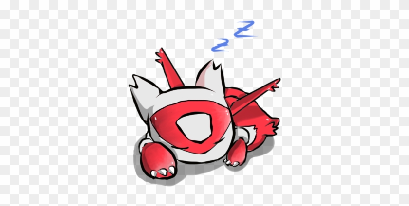 Sleeping Chibi Latias By Pcat007 - Digital Art #1099355
