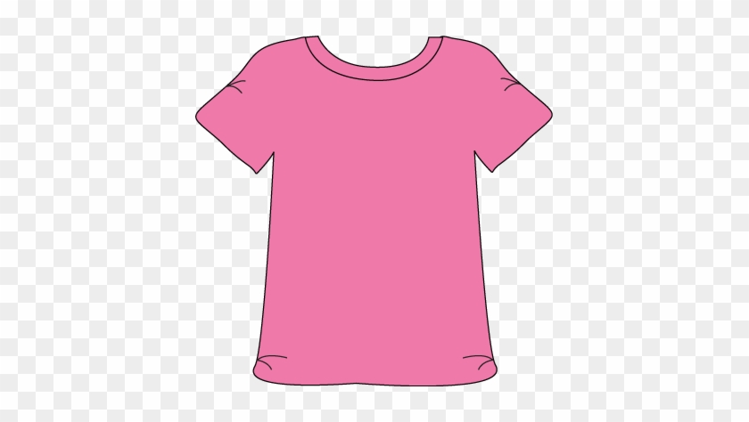 Shirt Clipart Pink Shirt - Clip Art #1099417